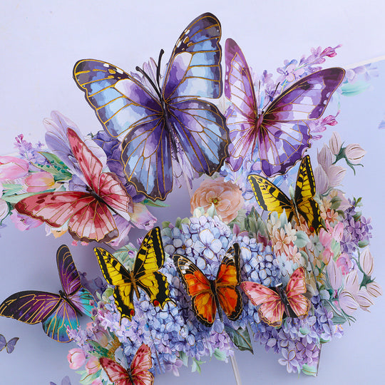 FlutterJoy Card: Butterfly Pop-Up