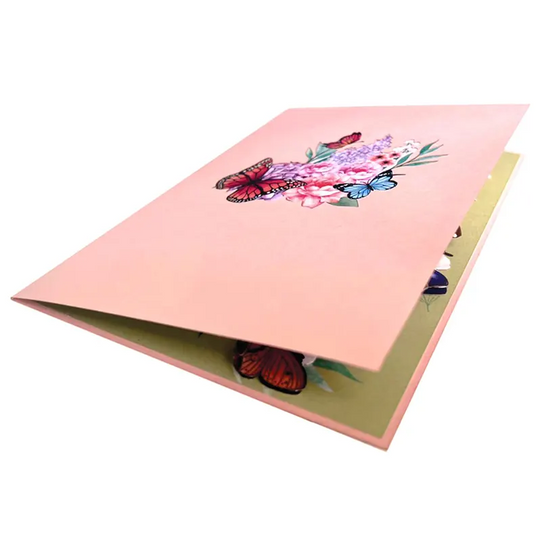 FlutterJoy Card: Butterfly Pop-Up