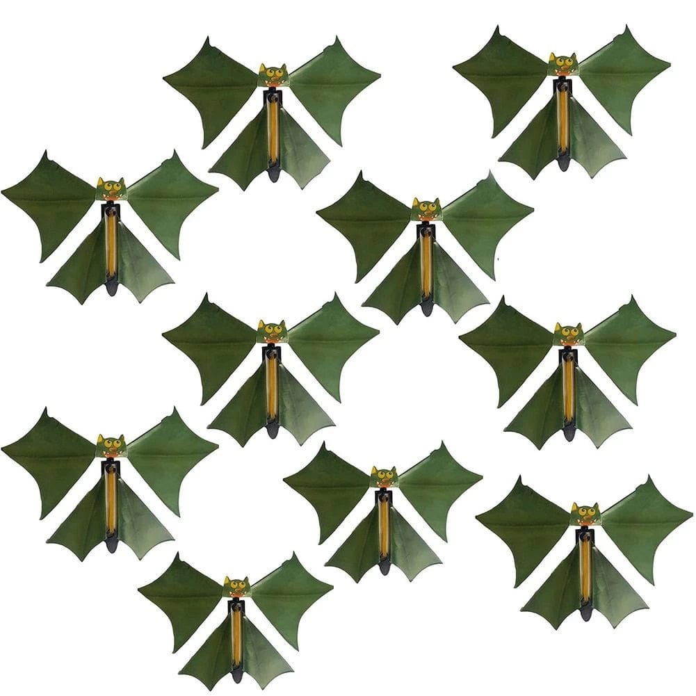 Flutter Flyers 10 BatFlyers Halloween BatFlyers and BatBox I Flying Bats and Black Explosion Box