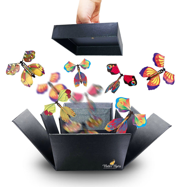 Flying Butterfly Surprise Box Magic Flying Butterfly Explosion Gift Box  Surprise Toy With Butterfly Christmas Gift