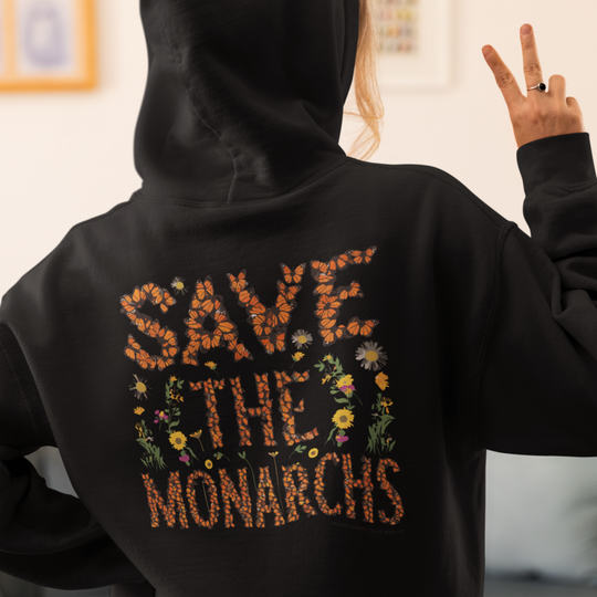 Save the Monarchs Butterfly Hoodie