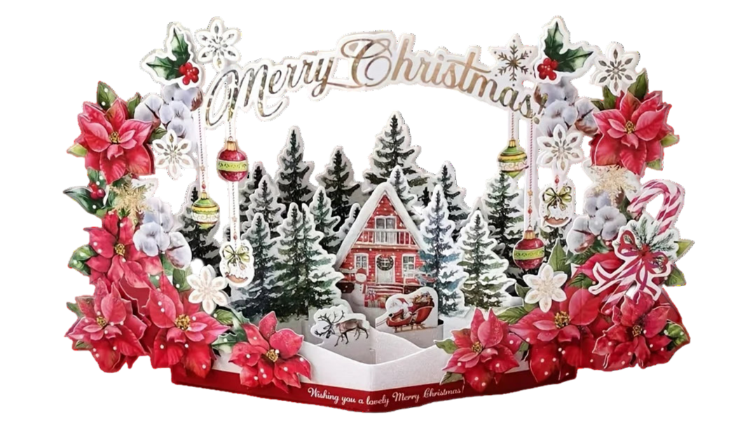 FlutterJolly: Santa’s Winter Wonderland Pop-Up Card — Default Title