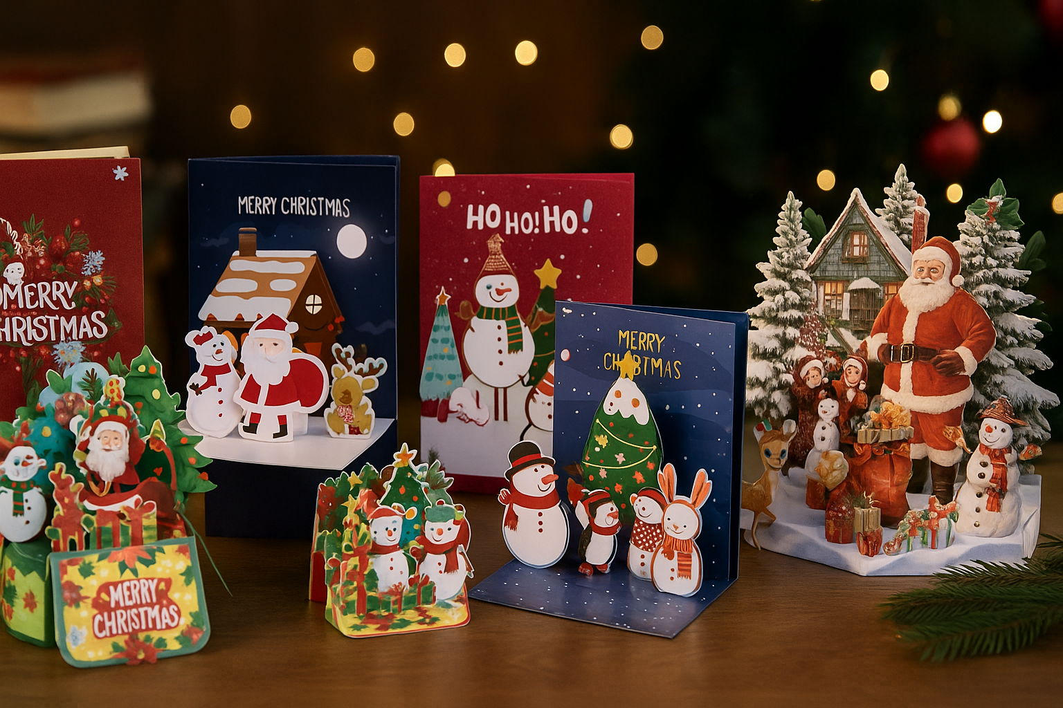 FlutterJolly: Christmas Pop-Up Cards
