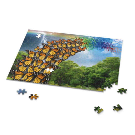 Rainbow Monarch Puzzle