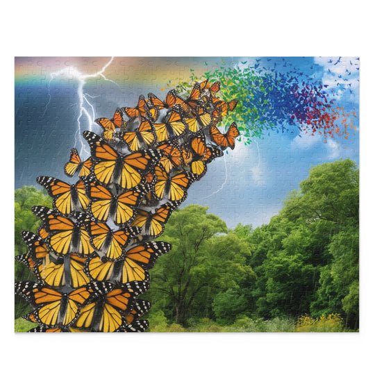 Rainbow Monarch Puzzle