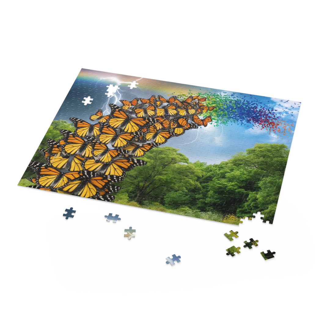 Rainbow Monarch Puzzle