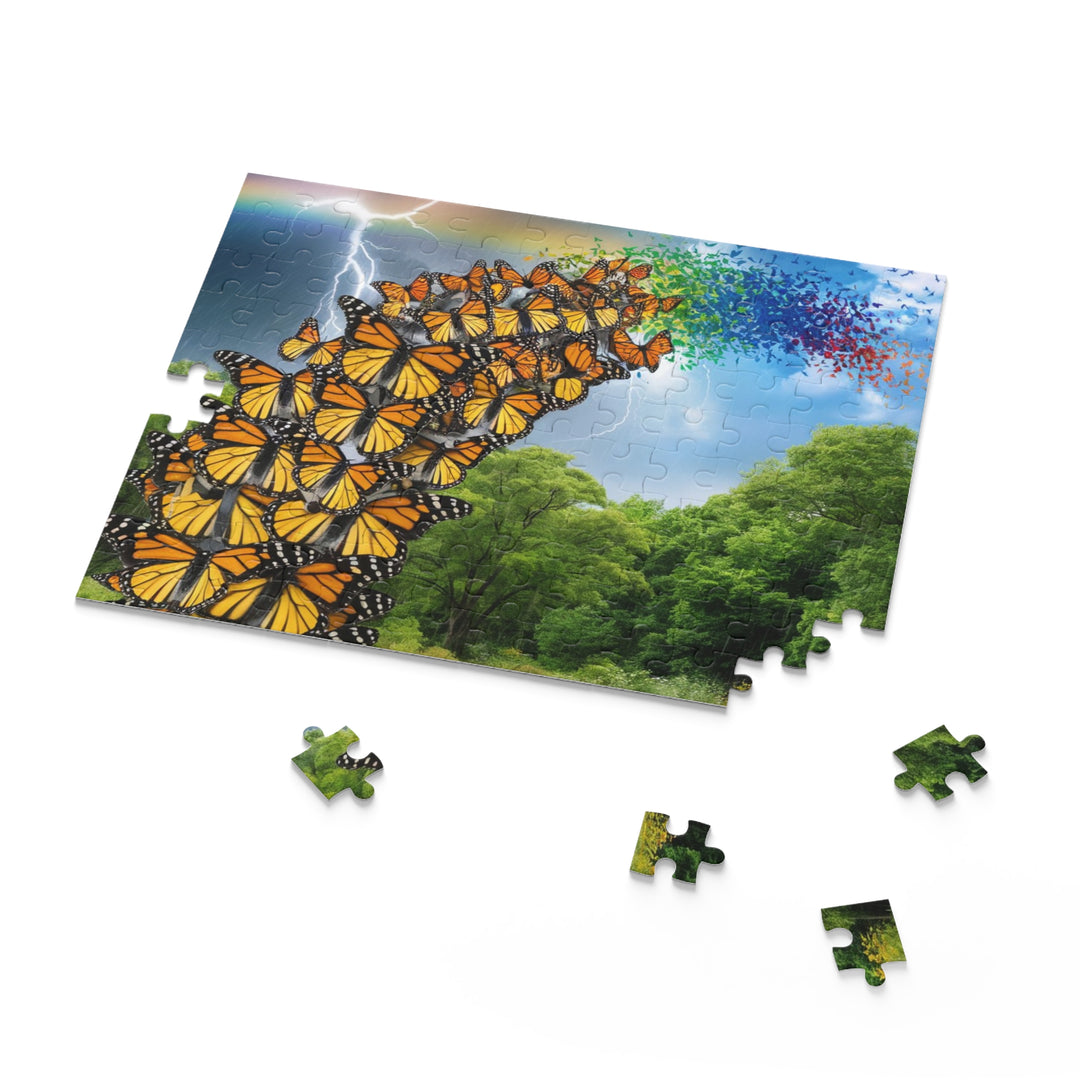 Rainbow Monarch Puzzle