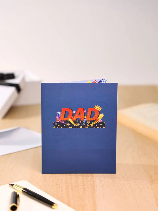 FlutterJoy: Best Dad Pop-Up Card
