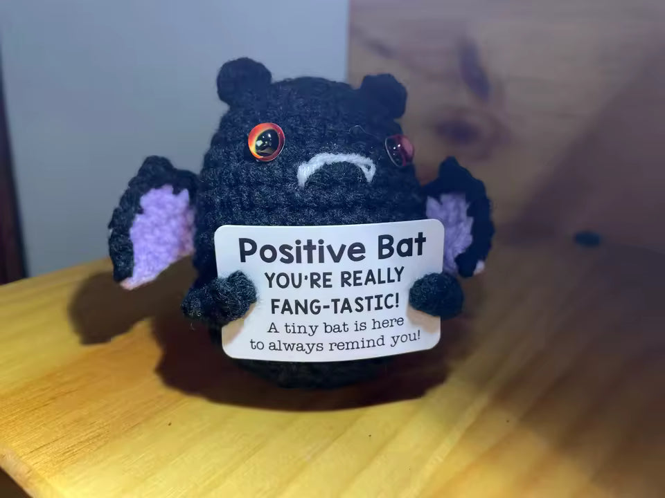 Positive Bat – Mini Encouragement Plush