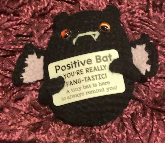 Positive Bat – Mini Encouragement Plush
