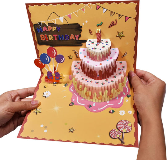 FlutterJoy: Birthday Cake Pop-Up