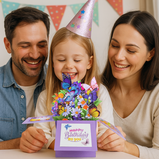 FlutterBloom Pop-Up Birthday Bouquet