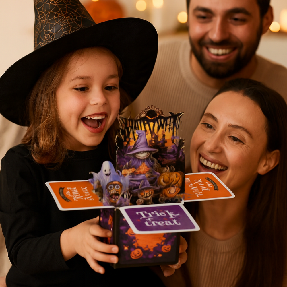 FlutterBoo Pop-Up Halloween Card