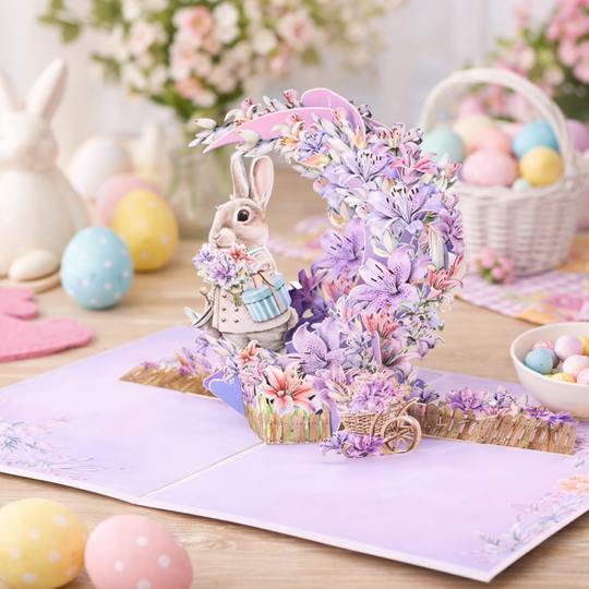FlutterJoy: Easter Pop-Up Card