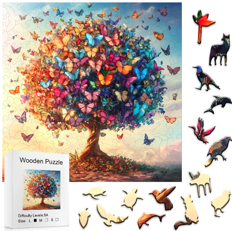 FlutterTree Wooden Puzzle