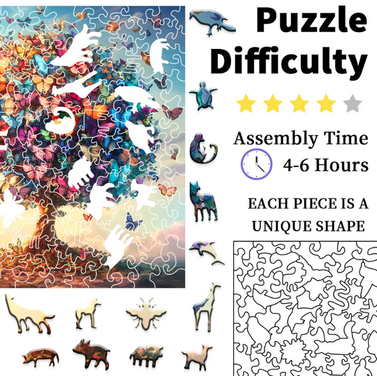 FlutterTree Wooden Puzzle