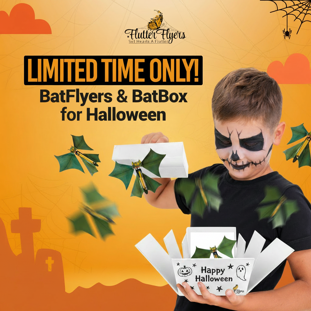 Caja Murciélago de Halloween
