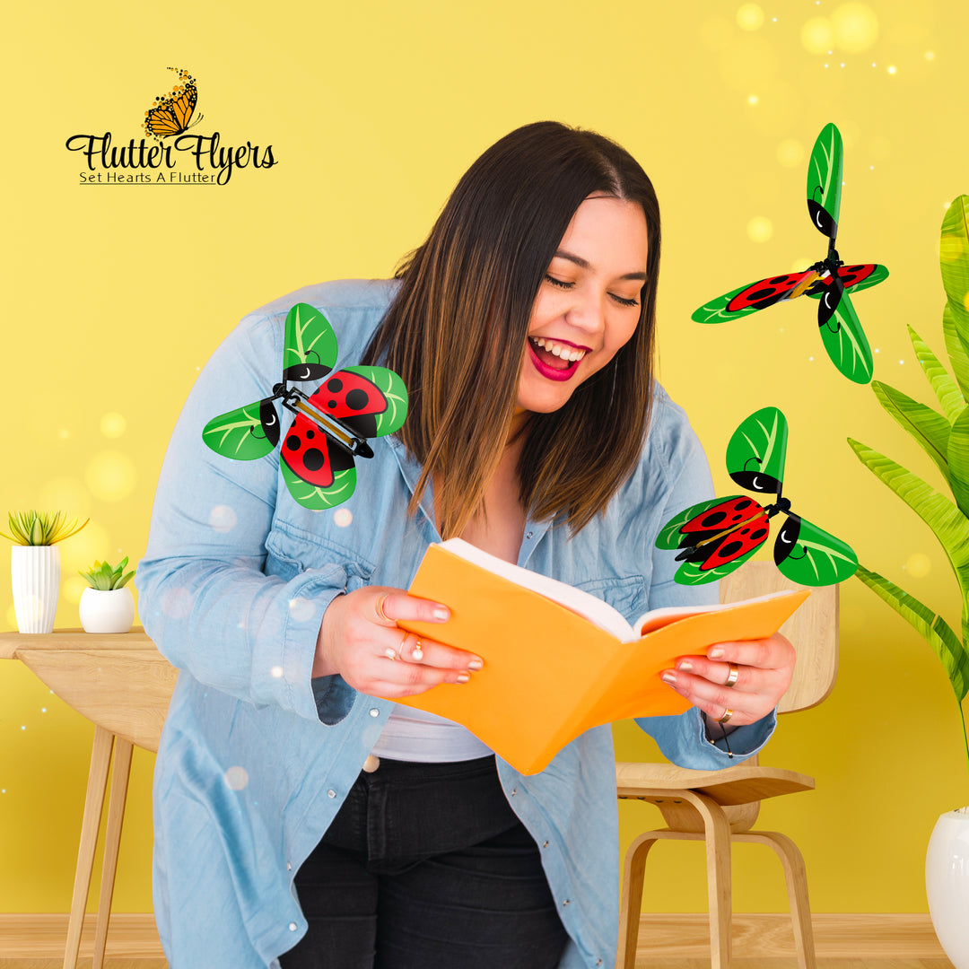 Flutter Flyers Flying Wind-Up Butterflys: Tier 1 Engros 