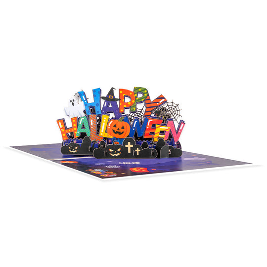 FlutterJoy: Halloween Haunt Pop-Up Card