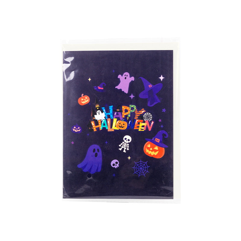 FlutterJoy: Halloween Haunt Pop-Up Card