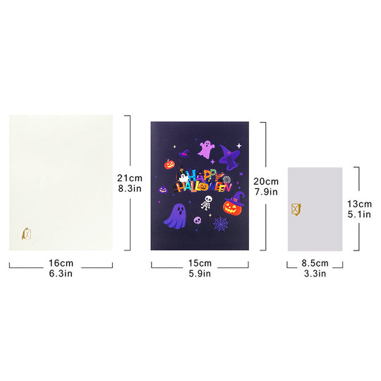 FlutterJoy: Halloween Haunt Pop-Up Card