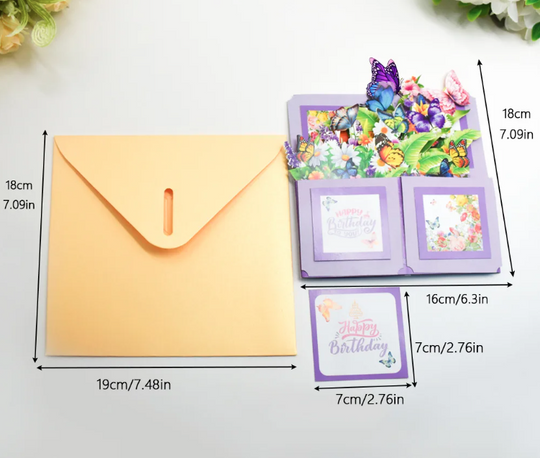 FlutterBloom Pop-Up Birthday Bouquet