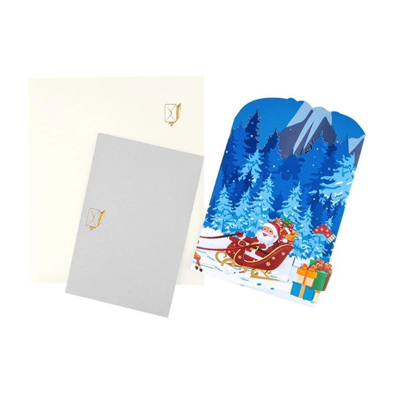 FlutterJolly: 3D Holiday Pop-Up Greeting Card