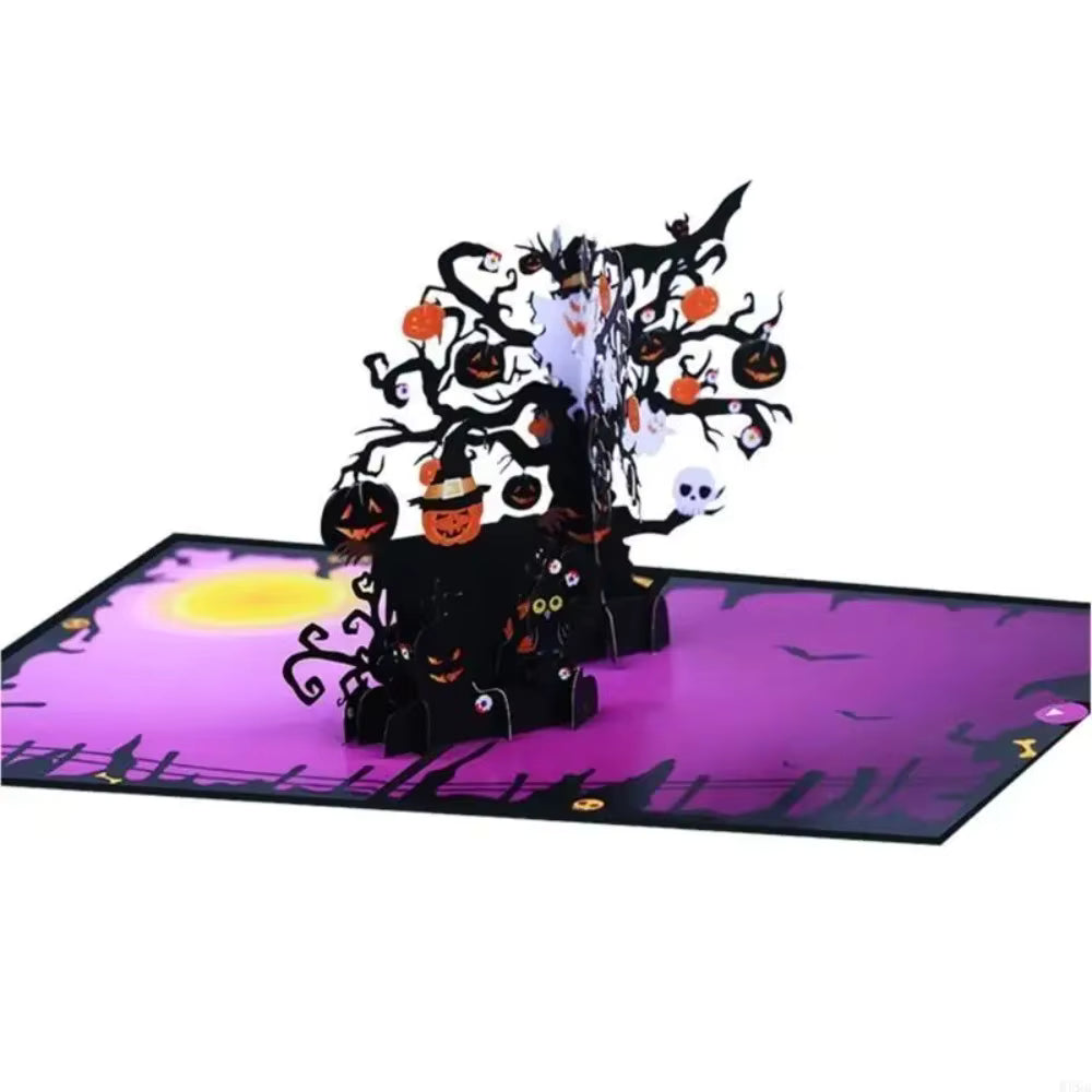 FlutterJoy: Haunted Hollow Pop-Up Card