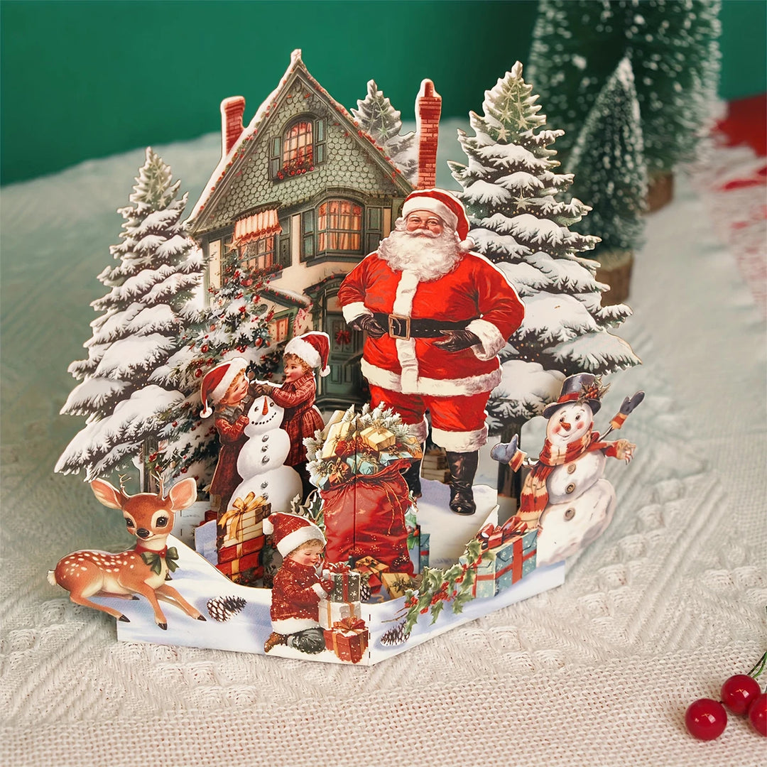 FlutterJolly: Vintage Christmas Pop-Up Cards