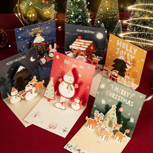 FlutterJolly: Snowman Pop-Up Cards