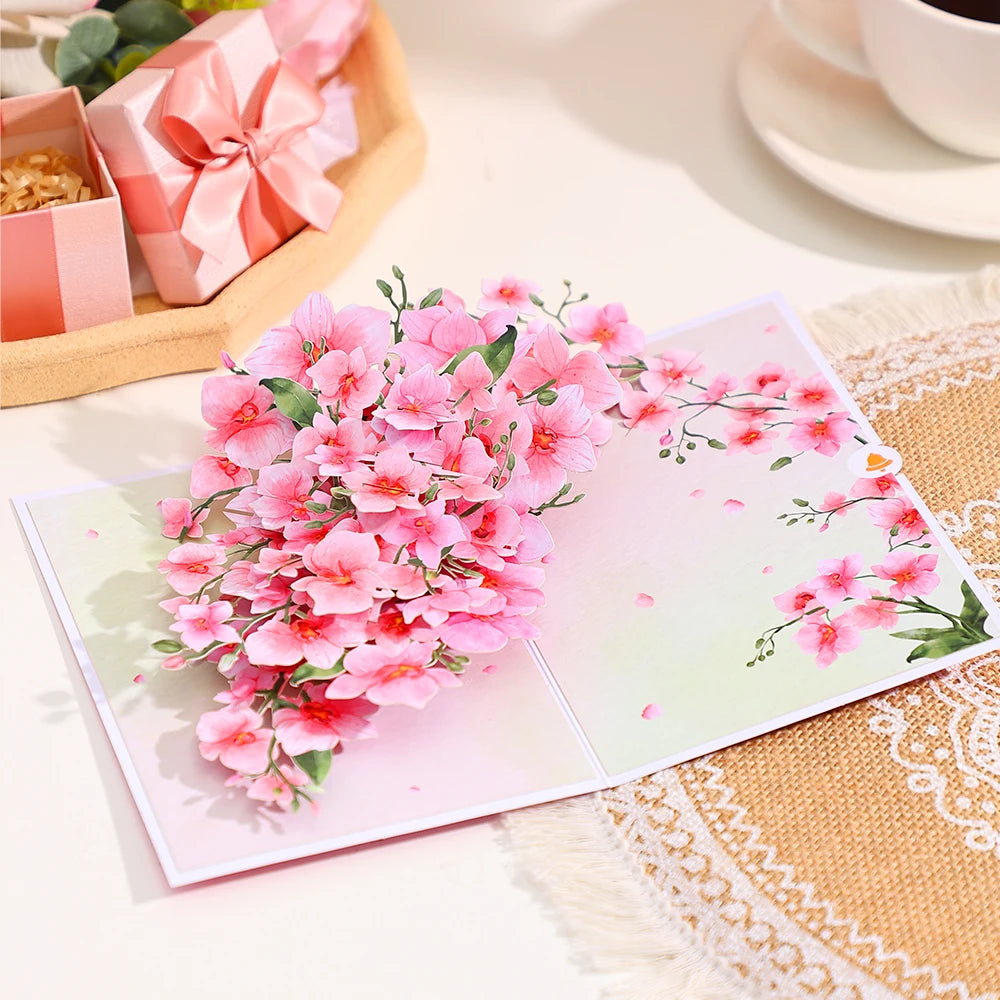 FlutterJoy: Blooming Treasures Pop-Up Cards