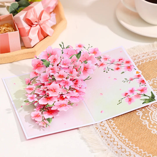 FlutterJoy: Blooming Treasures Pop-Up Cards