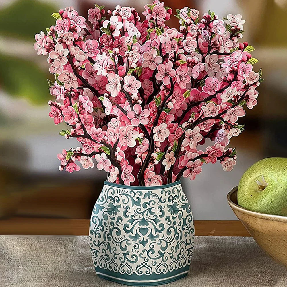 FlutterBloom: Cherry Blossom Vase