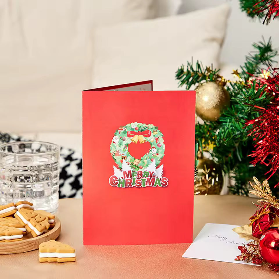 FlutterJolly: Christmas Wreath Pop-Up