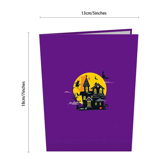 Haunted Manor Pop-Up Card