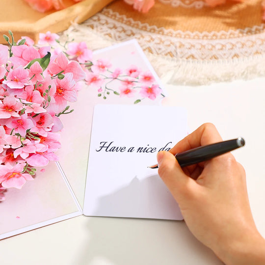 FlutterJoy: Blooming Treasures Pop-Up Cards