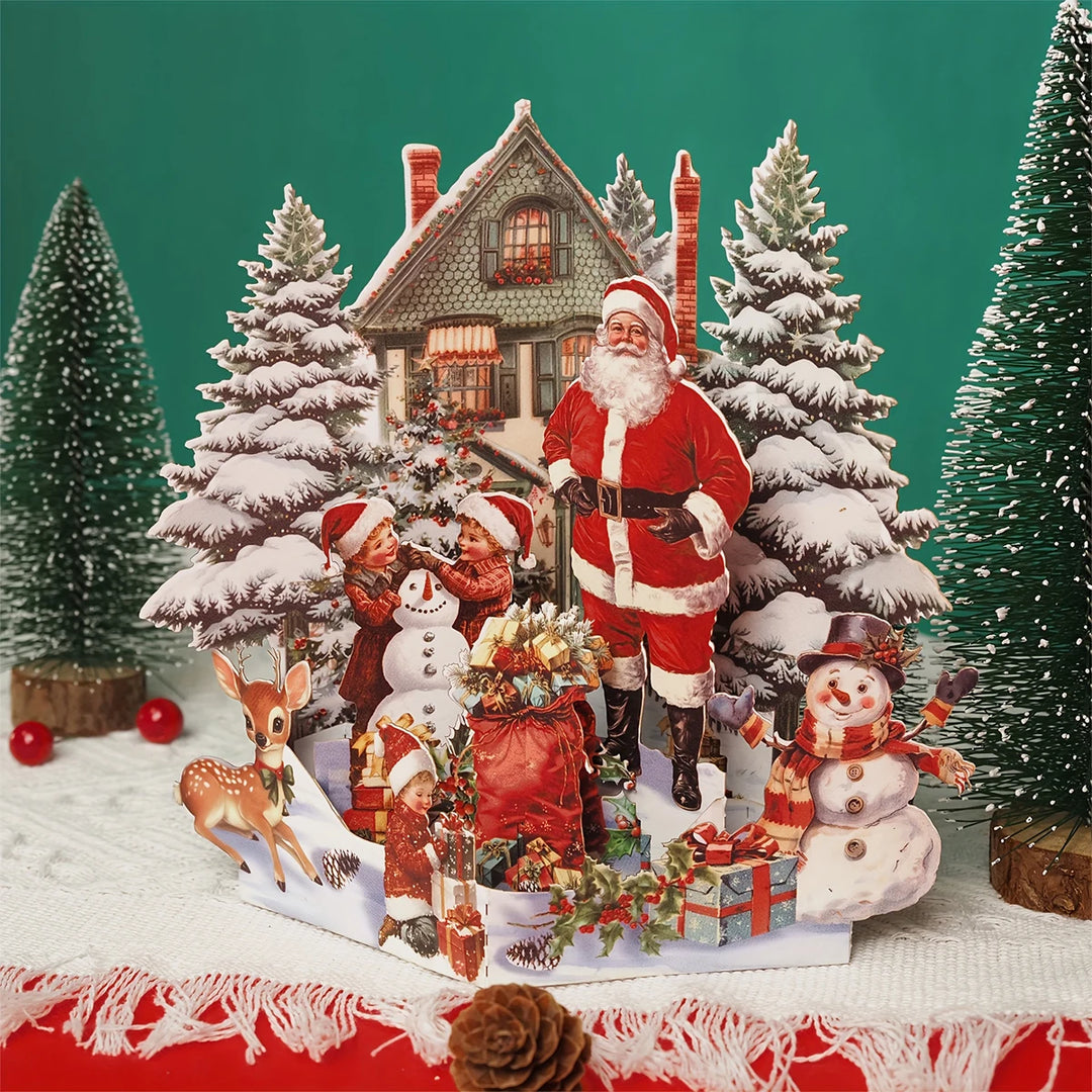 FlutterJolly: Vintage Christmas Pop-Up Cards