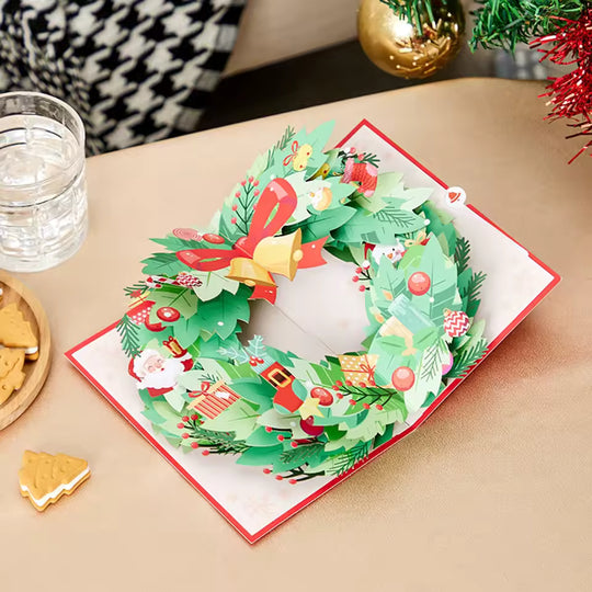 FlutterJolly: Christmas Wreath Pop-Up