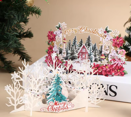 FlutterJolly: Wonderland Pop-Up Card