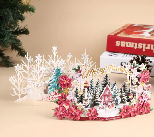 FlutterJolly: Wonderland Pop-Up Card