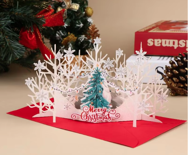 FlutterJolly: Wonderland Pop-Up Card