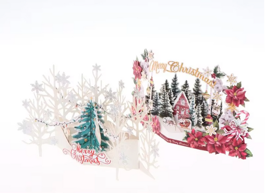 FlutterJolly: Wonderland Pop-Up Card