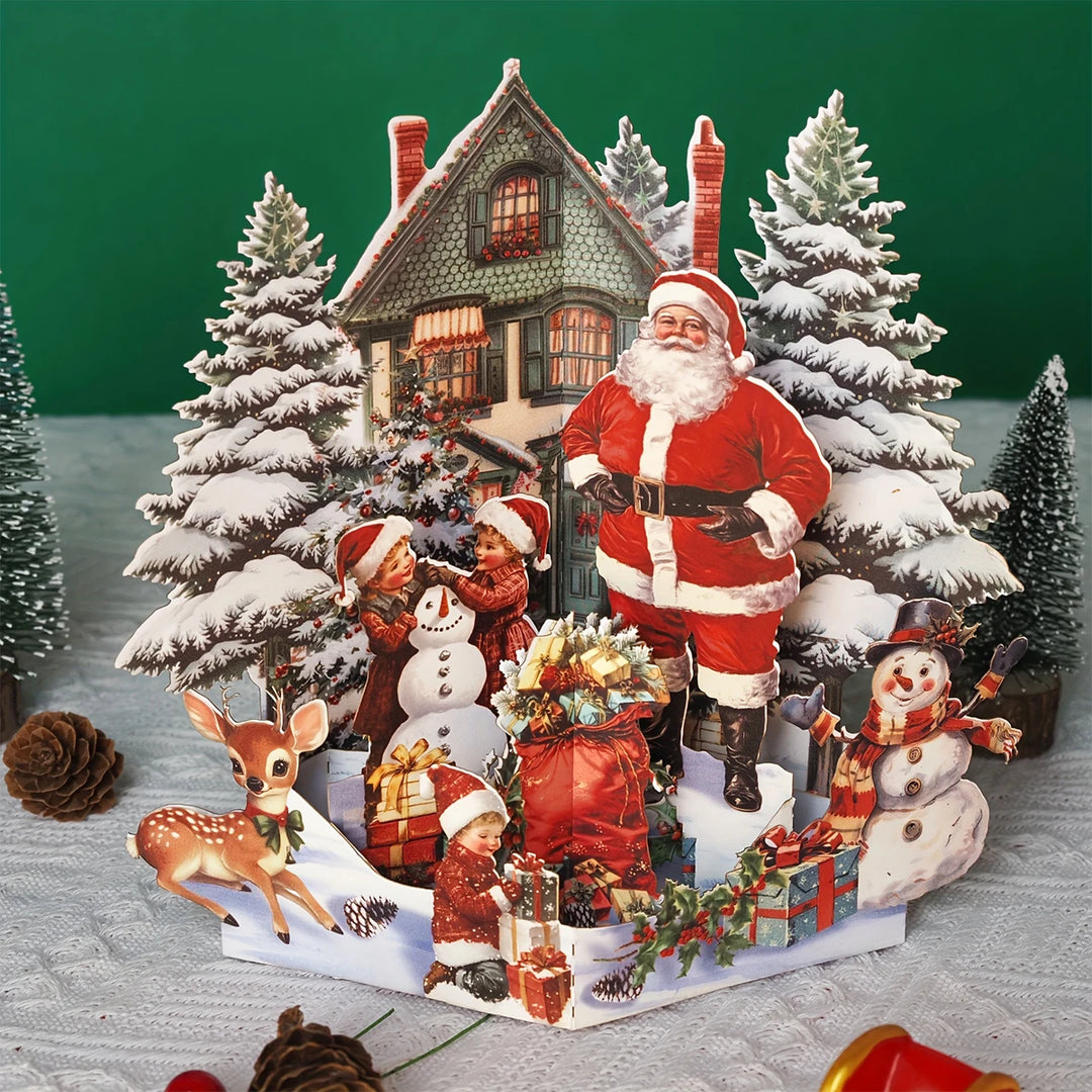 FlutterJolly: Vintage Christmas Pop-Up Cards