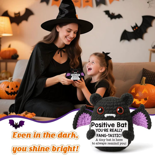 Positive Bat – Mini Encouragement Plush