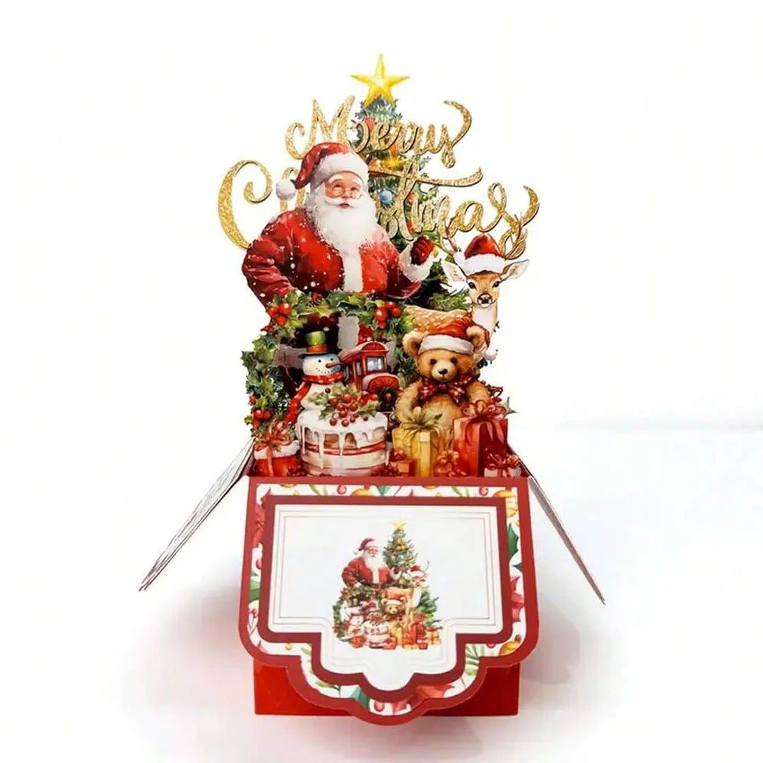 FlutterJolly: Santa’s Festive Surprise Pop-Up Card — Default Title