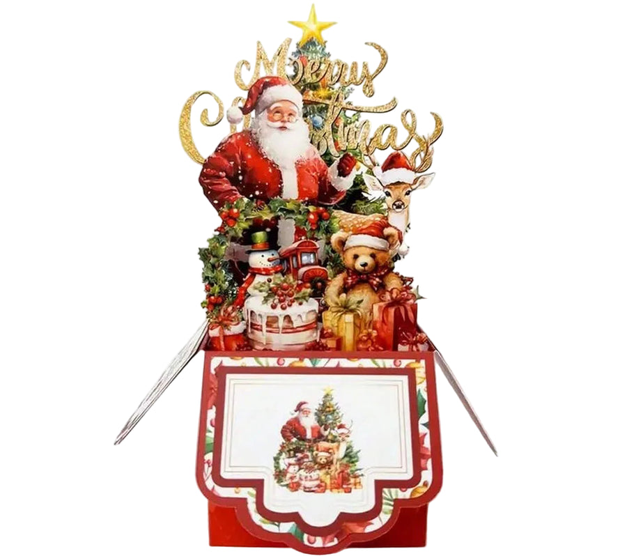 FlutterJolly: Santa’s Festive Surprise Pop-Up Card Default Title