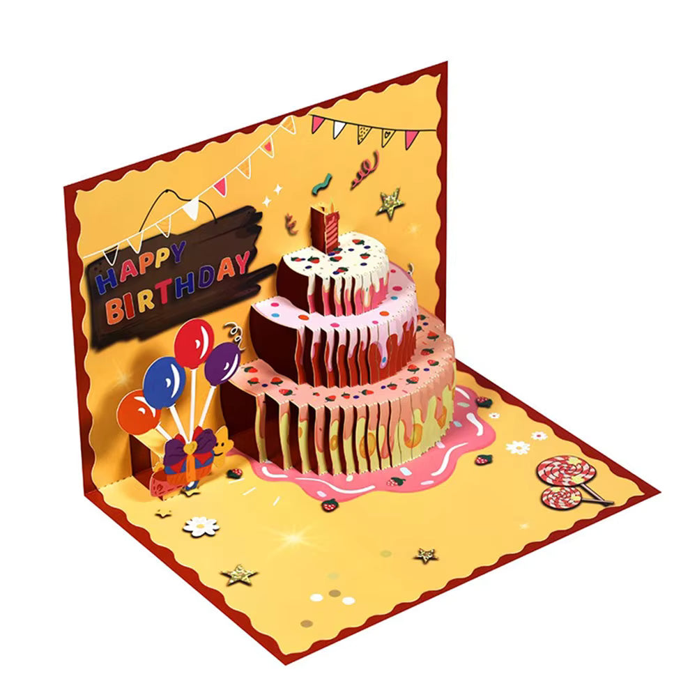 FlutterJoy: Birthday Cake Pop-Up