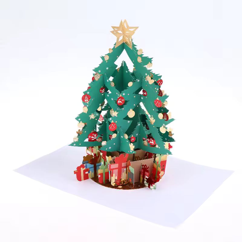 FlutterJolly: Wonderland Pop-Up Card Christmas Tree