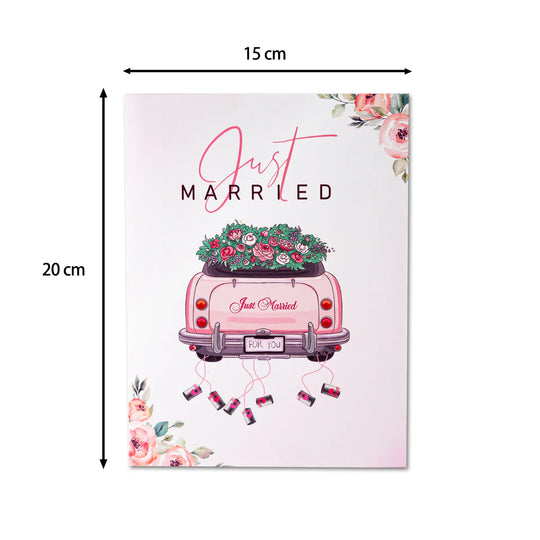FlutterJoy: Just Married Pop-Up Cards