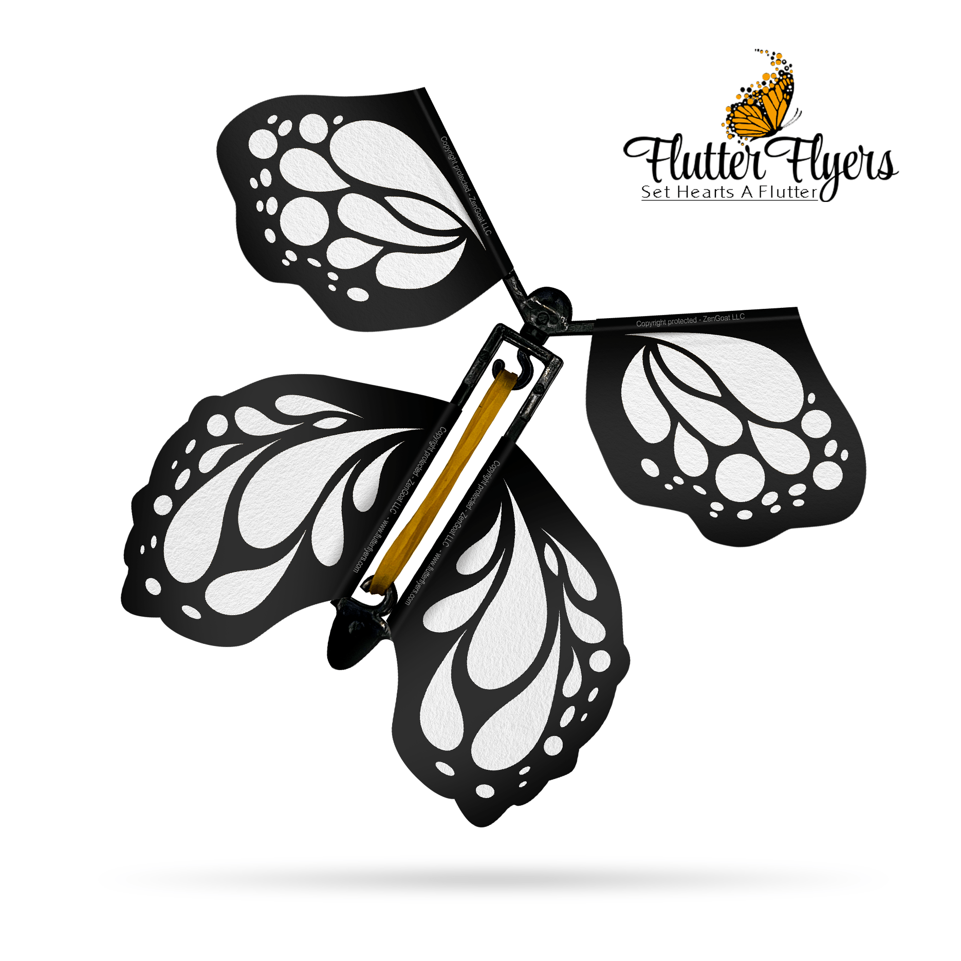 Custom Flutter Flyer FlutterArt I The Colorable Flying Butterflies – Flutter Flyers
